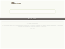 Tablet Screenshot of 321how.com